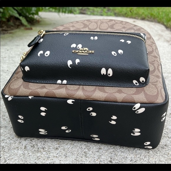 Coach Spookey Spooky Eyes Backpack Haunted Forest Disney NWT Halloween Theme - Picture 10 of 10